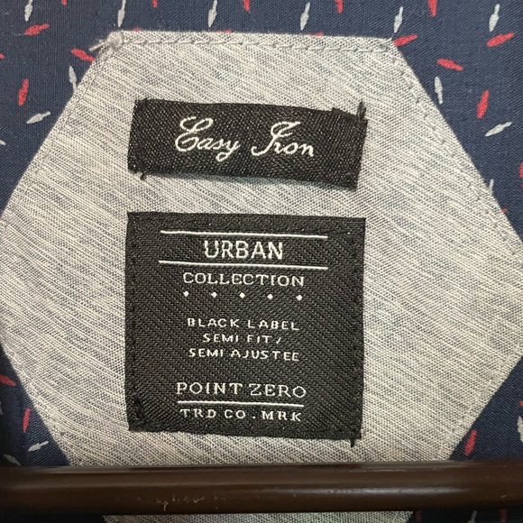 Men’s Large point zero easy iron short sleeve button up - Picture 8 of 8